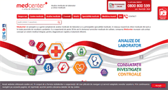Desktop Screenshot of medcenter.ro